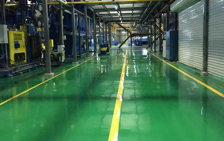 綿陽環(huán)氧地坪廠房工程案例