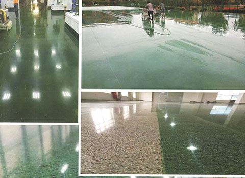 成都混凝土固化剂地坪案例