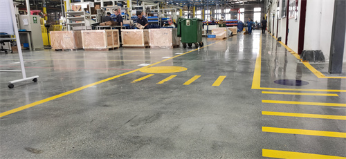 綿陽地下車庫固化地坪施工工程案例