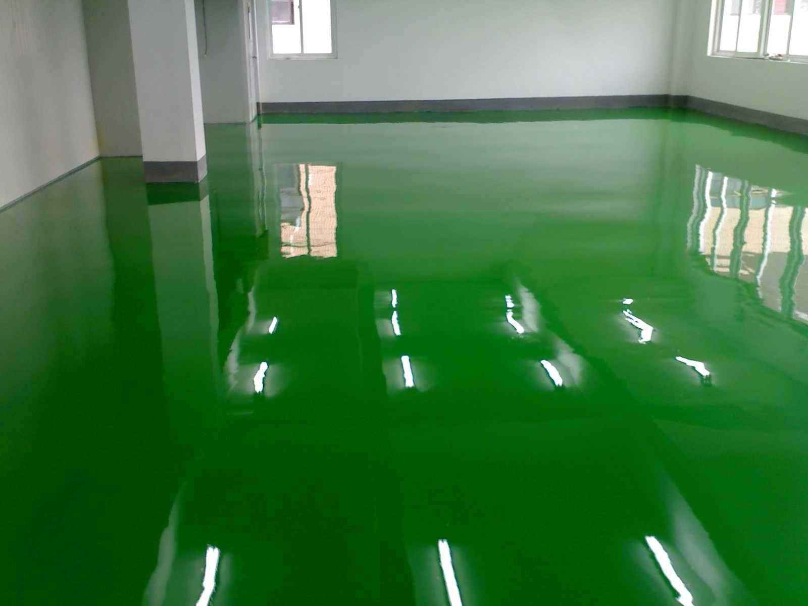 固化剂染色地坪施工